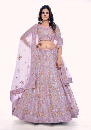 Picture of Elegant Net Thistle Lehenga Choli