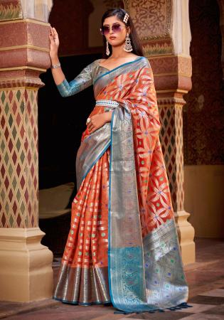 Picture of Statuesque Chiffon Chocolate Saree