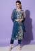 Picture of Splendid Silk Dark Slate Grey Readymade Salwar Kameez