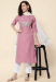 Picture of Good Looking Cotton Plum Readymade Salwar Kameez