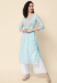 Picture of Splendid Cotton Light Steel Blue Kurtis & Tunic