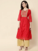 Picture of Fine Cotton Crimson Kurtis & Tunic