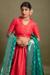 Picture of Wonderful Silk Fire Brick Lehenga Choli