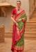 Picture of Pretty Silk Dark Olive Green Saree