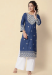 Picture of Gorgeous Cotton Dark Slate Blue Kurtis & Tunic