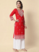 Picture of Shapely Cotton Fire Brick Kurtis & Tunic