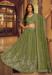 Picture of Appealing Georgette Dark Olive Green Lehenga Choli