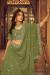 Picture of Appealing Georgette Dark Olive Green Lehenga Choli