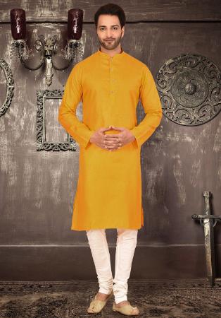 Picture of Marvelous Cotton Golden Rod Kurtas