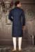 Picture of Pretty Cotton Navy Blue Kurtas