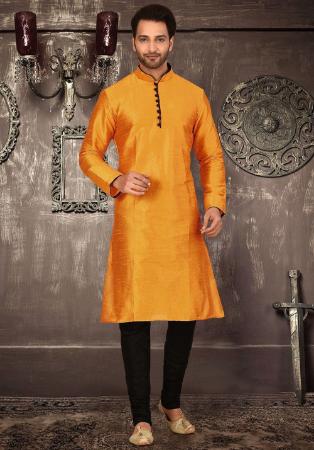 Picture of Beautiful Silk Golden Rod Kurtas