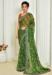 Picture of Exquisite Georgette Dark Sea Green Saree