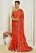 Picture of Fine Georgette Red Saree