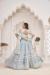 Picture of Sublime Net Light Steel Blue Lehenga Choli