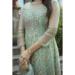 Picture of Silk Dark Sea Green Straight Cut Salwar Kameez