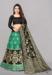 Picture of Pleasing Silk Sea Green Lehenga Choli