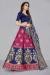 Picture of Shapely Silk Rosy Brown Lehenga Choli