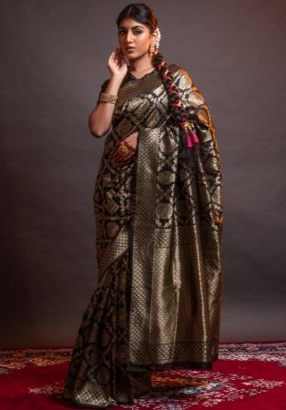 Picture of Admirable Silk Black Saree