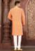 Picture of Grand Cotton Sandy Brown Kurtas