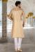 Picture of Delightful Silk Tan Kurtas