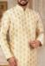 Picture of Comely Silk Pale Golden Rod Kurtas