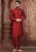 Picture of Graceful Silk Indian Red Kurtas