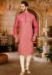 Picture of Amazing Silk Dark Salmon Kurtas