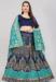 Picture of Stunning Silk Dark Slate Grey Lehenga Choli