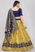 Picture of Fine Silk Khaki Lehenga Choli