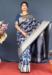 Picture of Lovely Silk Steel Blue Saree