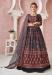 Picture of Gorgeous Silk Dim Gray Readymade Gown