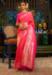 Picture of Excellent Silk Dark Salmon Saree