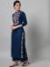 Picture of Enticing Rayon Midnight Blue Kurtis & Tunic