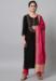 Picture of Fine Cotton Black Readymade Salwar Kameez