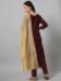 Picture of Splendid Cotton Brown Readymade Salwar Kameez