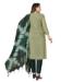 Picture of Silk Dark Sea Green Straight Cut Salwar Kameez