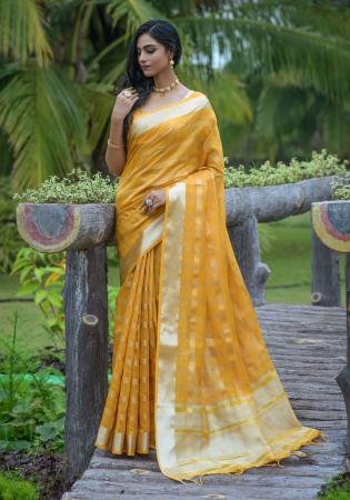 Picture of Beautiful Organza Peru Saree