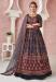 Picture of Ravishing Silk Dark Slate Grey Readymade Gown