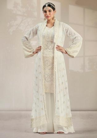 Picture of Fascinating Georgette Tan Anarkali Salwar Kameez