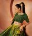 Picture of Radiant Synthetic Dark Olive Green Lehenga Choli