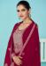 Picture of Georgette Deep Pink Straight Cut Salwar Kameez