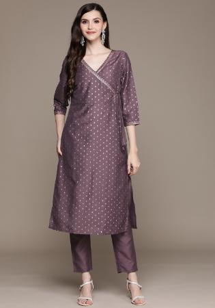 Picture of Magnificent Chiffon Dim Gray Kurtis & Tunic