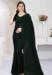 Picture of Superb Georgette Dark Slate Grey Saree