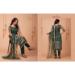 Picture of Sightly Net Midnight Blue Straight Cut Salwar Kameez