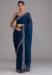 Picture of Bewitching Chiffon Midnight Blue Saree