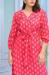 Picture of Pretty Crepe Deep Pink Kurtis & Tunic