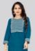 Picture of Lovely Rayon Teal Kurtis & Tunic