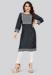 Picture of Beauteous Rayon Black Kurtis & Tunic