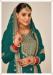 Picture of Georgette Midnight Blue Straight Cut Salwar Kameez