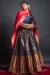 Picture of Amazing Silk Dark Slate Blue Lehenga Choli